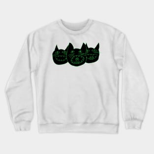 Evil cats Crewneck Sweatshirt